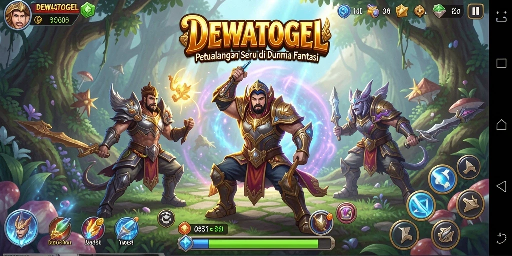 Gameplay seru di dunia petualangan DEWATOGEL.