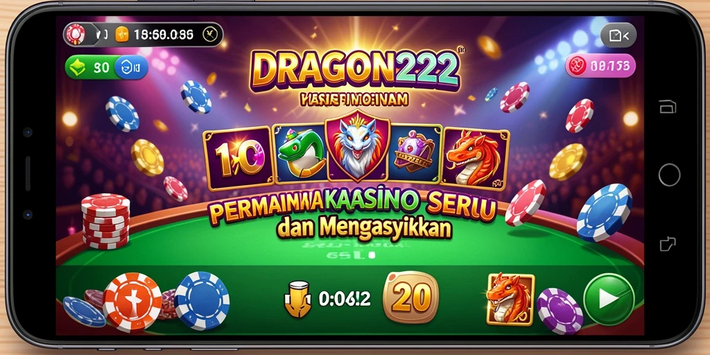 Tampilan gameplay menarik dari DRAGON222 yang penuh aksi dan keseruan kasino.