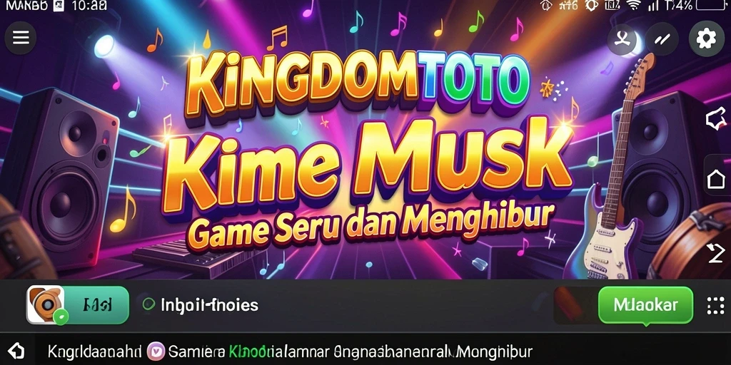 Tampilan gameplay KINGDOMTOTO yang menarik dengan berbagai lagu.