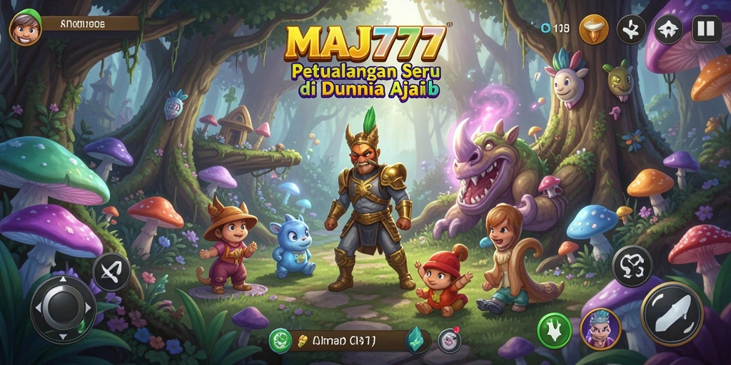 Screenshot gameplay MAJ777 menampilkan momen petualangan seru.