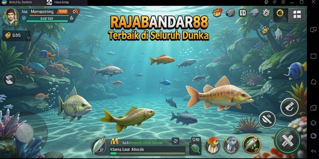 Tangkapan ikan menakjubkan di gameplay RAJABANDAR88.