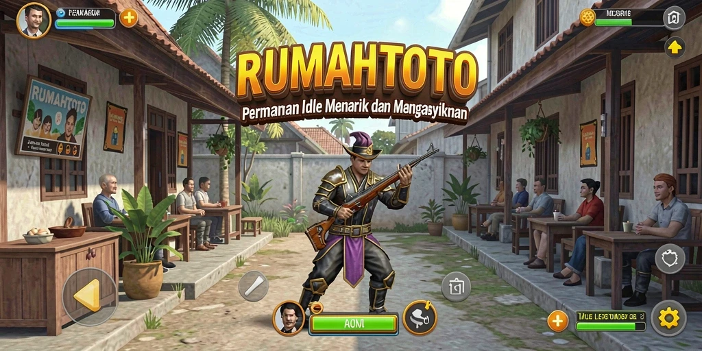 Tampilan gameplay RUMAHTOTO yang mengasyikkan dan interaktif.