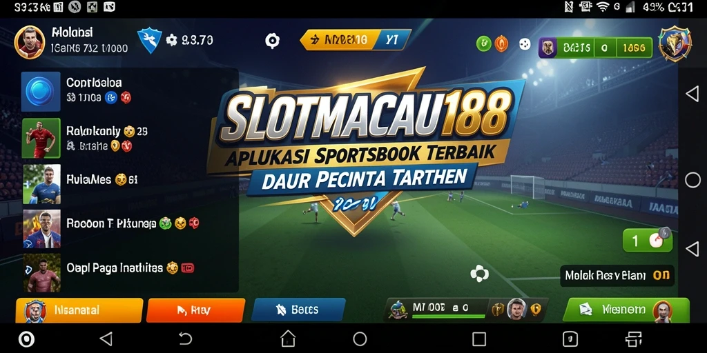 Tampilan permainan SLOTMACAU188 dengan taruhan olahraga yang menarik.