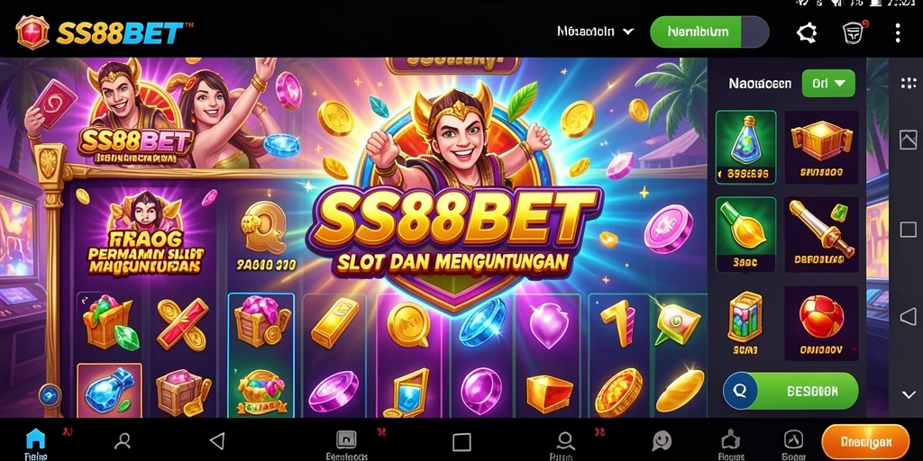Tampilan gameplay menarik dari SS88BET dengan grafis slot yang menawan.