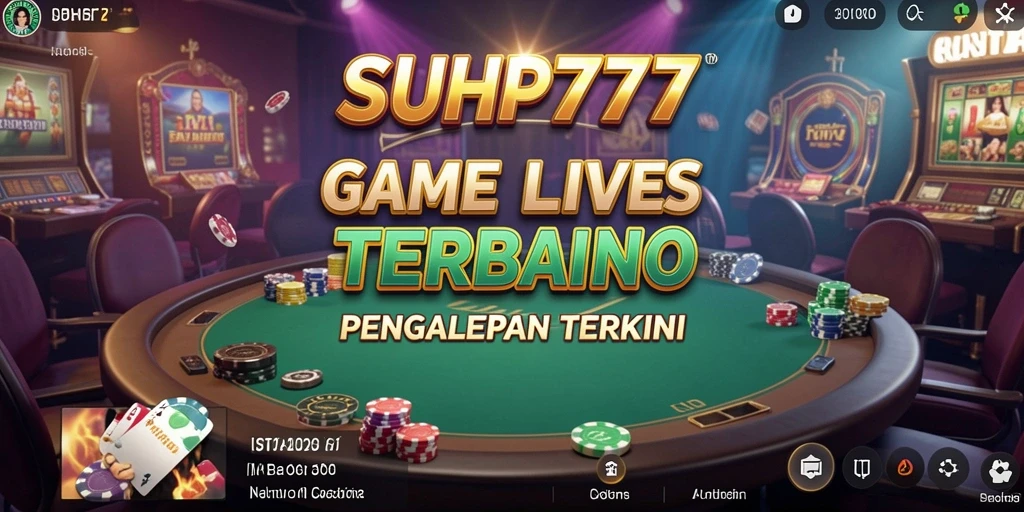 Screenshot gameplay SUHU777 menampilkan dealer langsung dan suasana kasino yang menggembirakan.